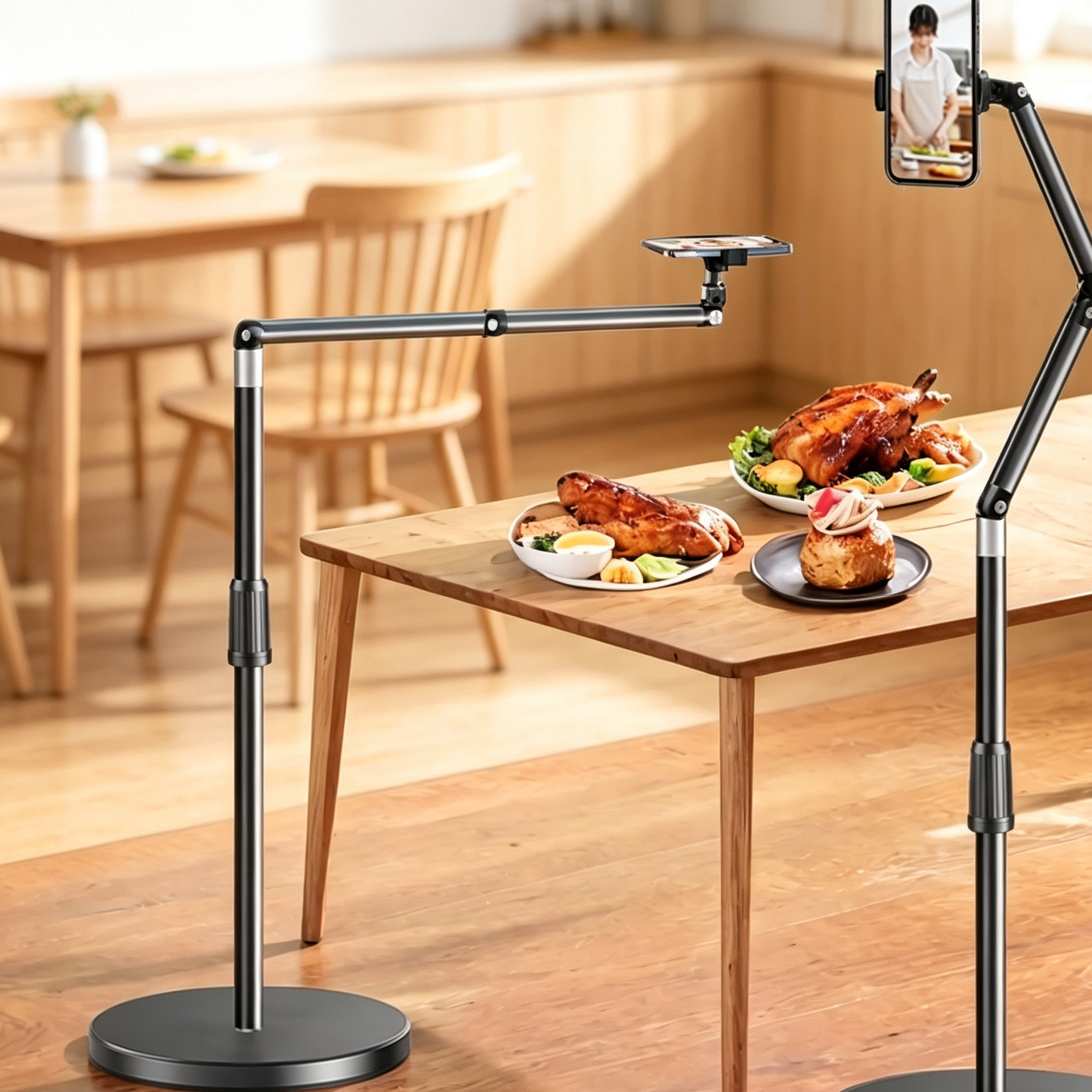 Multi-angle foldable phone stand