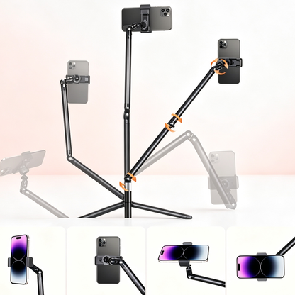 Multi-angle foldable phone stand