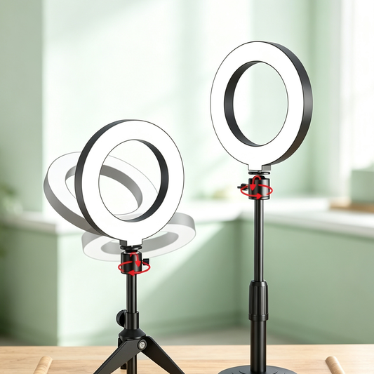 LED Ring Light with Phone Stand